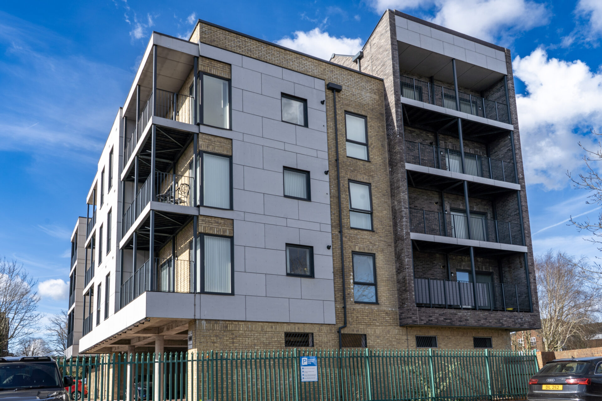 Rainscreen Cladding, installed at Ozengell Place, by Apex Facades in Ramsgate, Kent