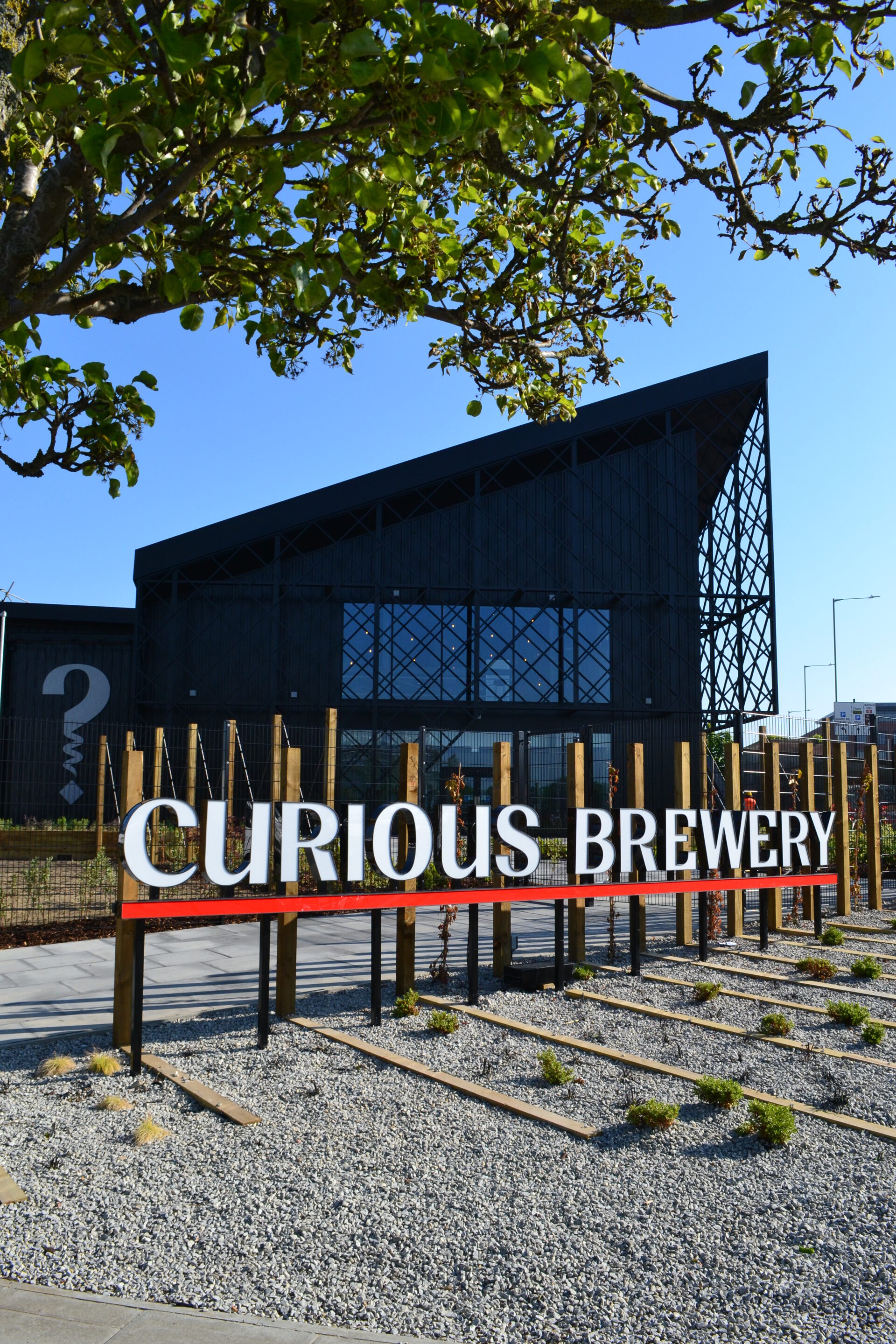 Bespoke Architectural Metalwork installed at the Curious Brewery in Ashford, Kent by Apex Facades